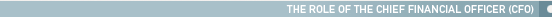 The Role of the Chief Financial Officer (CFO)